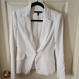 White House Black Market White Blazer
